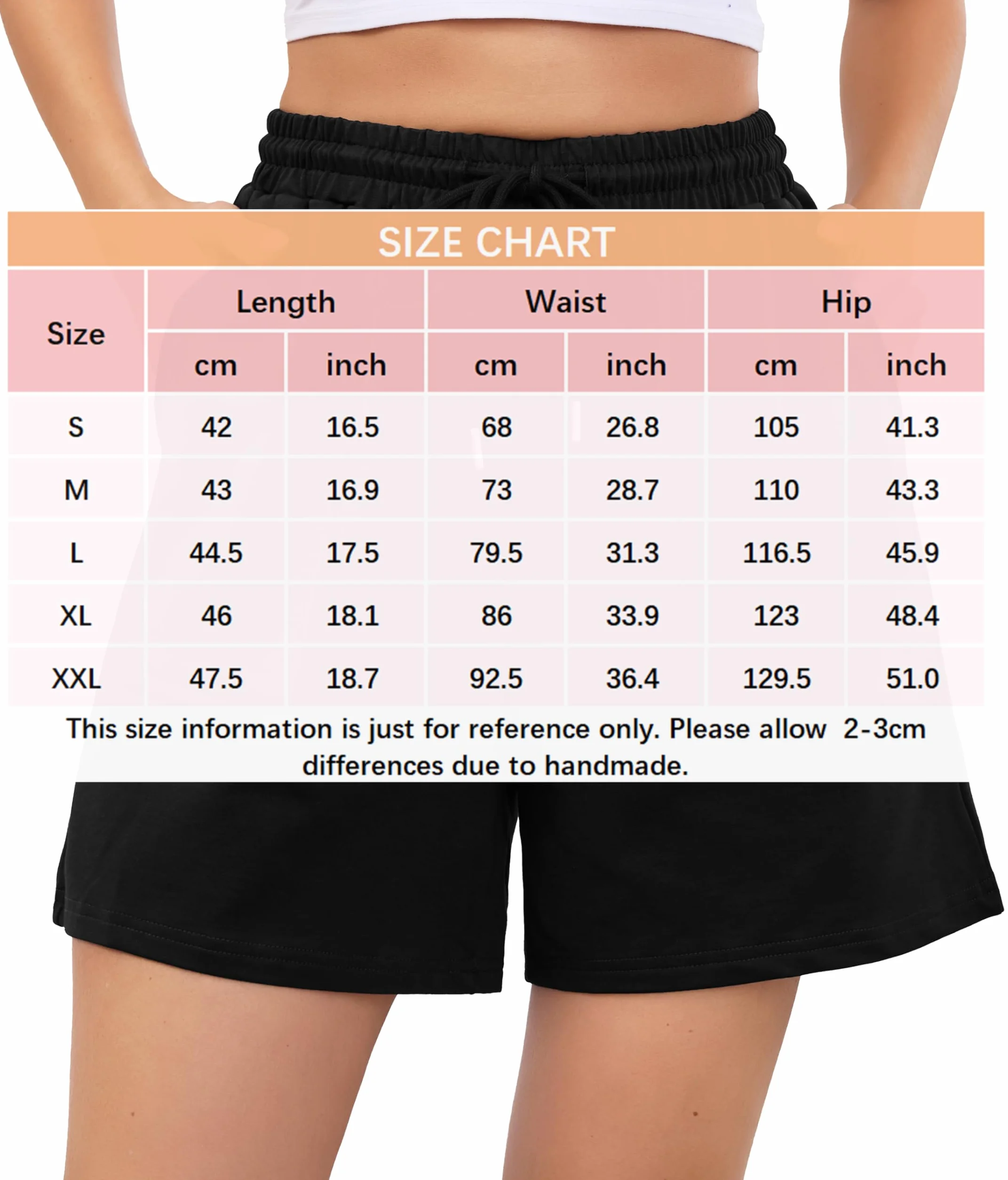 Wikoan Pantaloncini Sportivi da Donna Estivi S-XXL