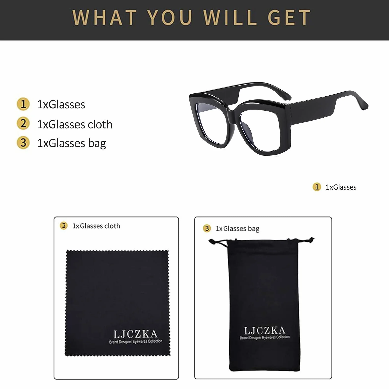 Occhiali Anti Luce Blu Donna Quadrati Montatura Spessa Grandi Anti Affaticamento