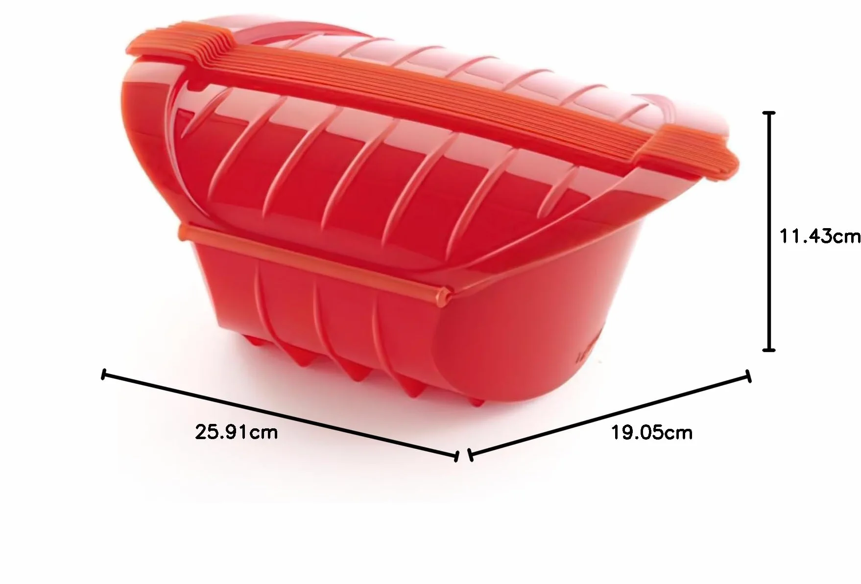 Lékué Cocotte XL 3-4 persone rosso