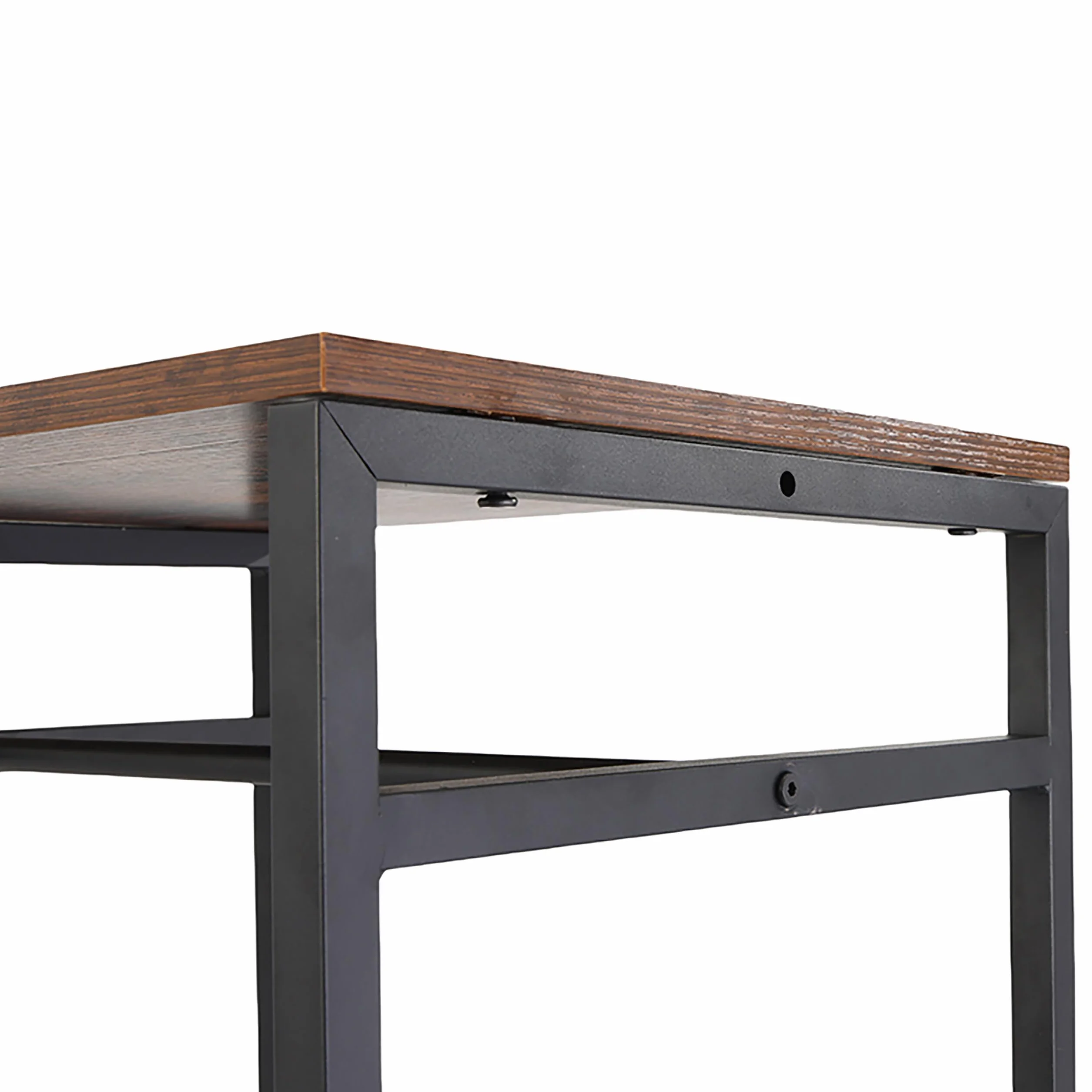 Relaxdays Armadio Aperto Appendiabiti, Guardaroba con Ripiani, Ganci e Barra, 180x141x40 cm, MDF e Ferro, Nero Marrone