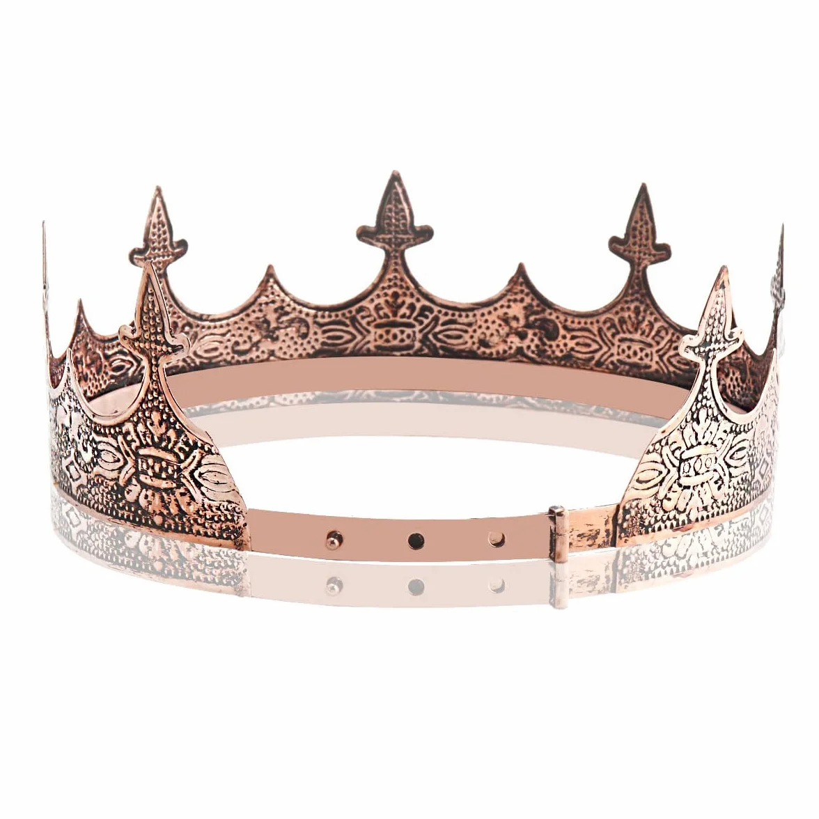 Corona Capelli Gioielli Reale Diadema Uomini Metallo Halloween Costume