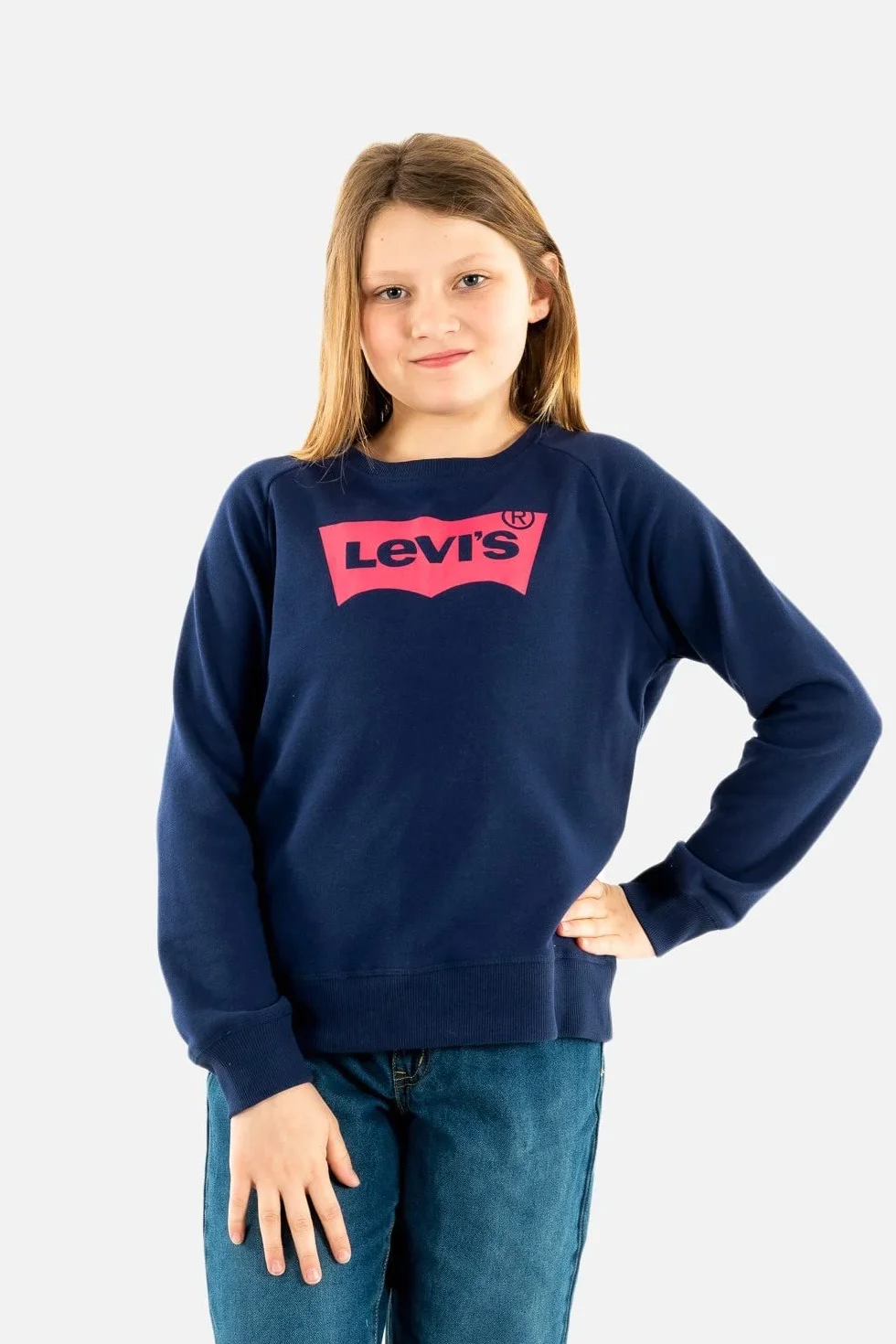 Levi's Batwing Crewneck Sweatshirt 4e6660 Maglia di tuta Bambine e ragazze