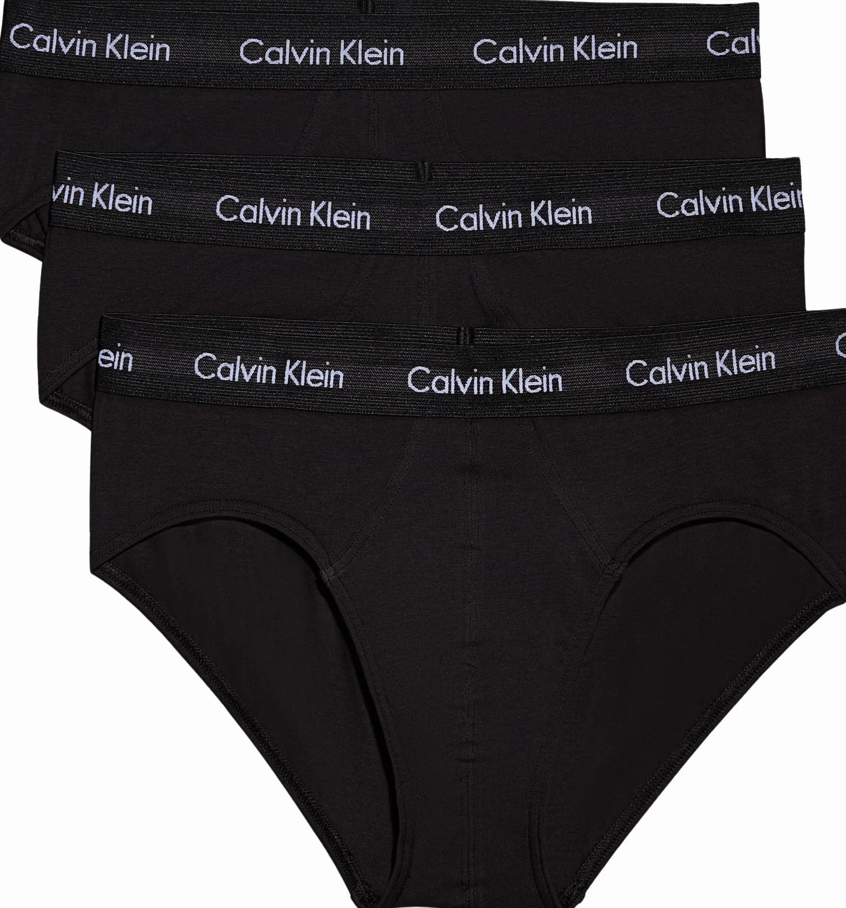 Calvin Klein Raffreddamento Cotone Stretch 3 Pack Breve, Nero/Bianco/Grigio