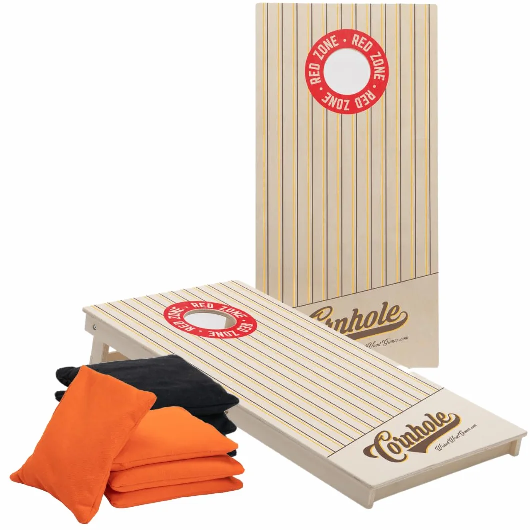 Cornhole Set – 120 x 60 cm – Gioco a foro cieco – Wicked Wood – Set di tavole con licenza ufficiale ACL – 2 x 4 sacchetti Cornhole 450 g – Cornhole Gioco Outdoor