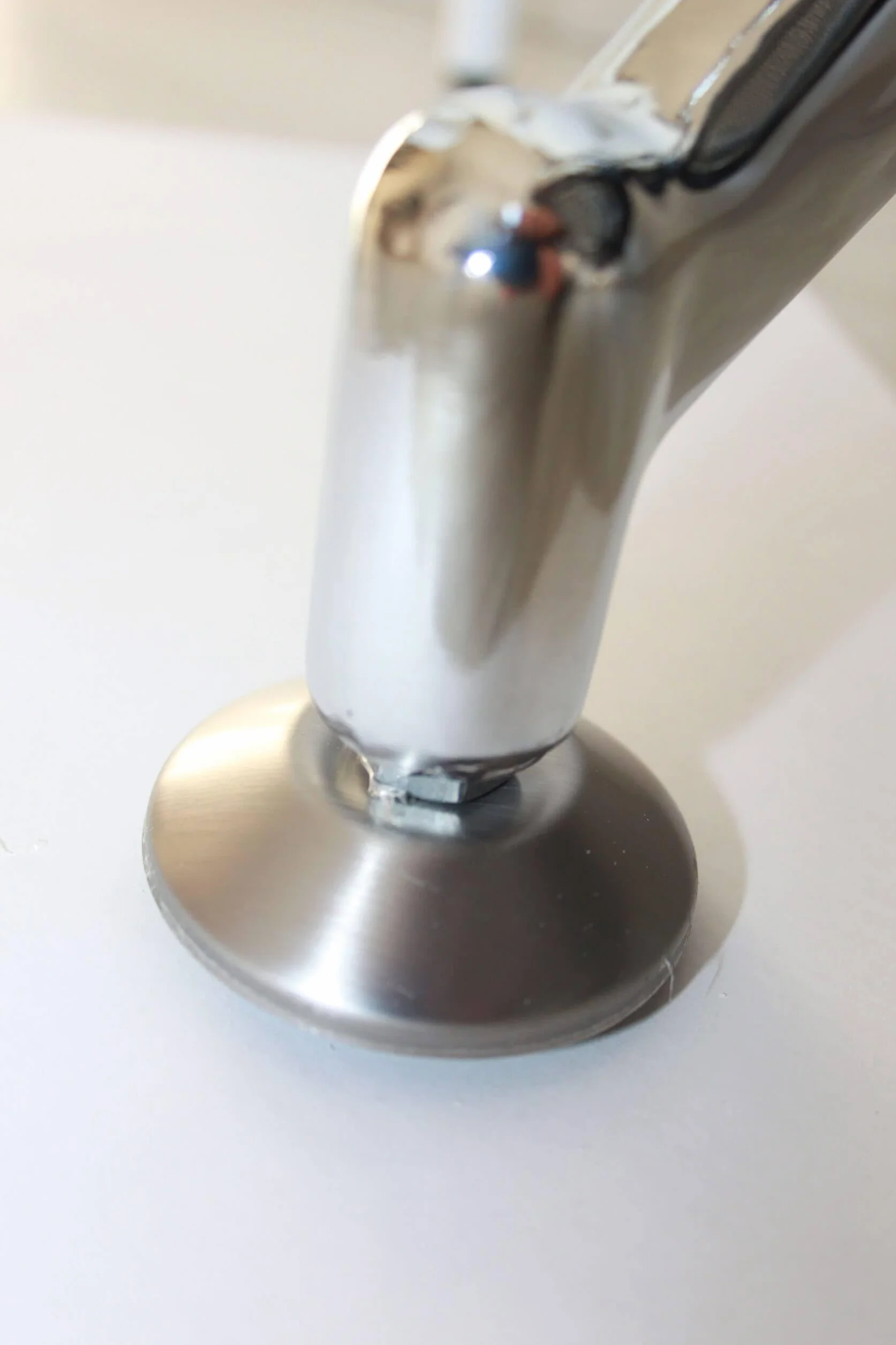 Panca 2 posti acciaio 125x71x78H argento per sala d'attesa | Panchina con braccioli