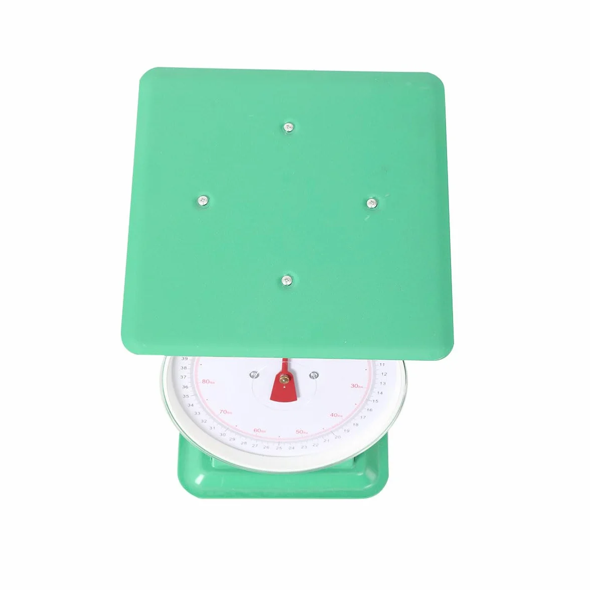 Bilancia meccanica resistente per cucina e cibo, con quadrante industriale, con piattaforma in acciaio inox, 50 kg