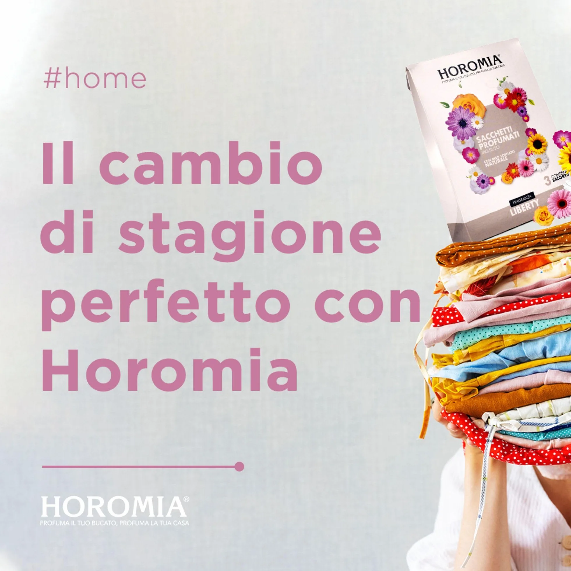 HOROMIA Sacchetti Profumati per Armadio Vestiti e Cassetti - Profumo Intenso e Duraturo fino a 12 Settimane - 3 Sacchetti White