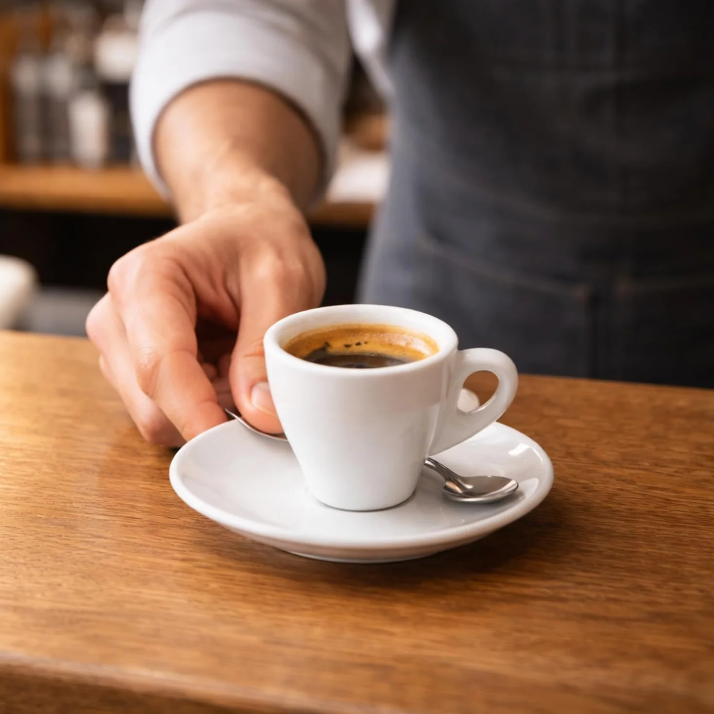 PALUPLUS Set 12 Tazzine Caffè in Porcellana da 80 ml, Tazze da Espresso con manico, Lavabili in Lavastoviglie, adatte per Microonde, Colore Bianco -208F