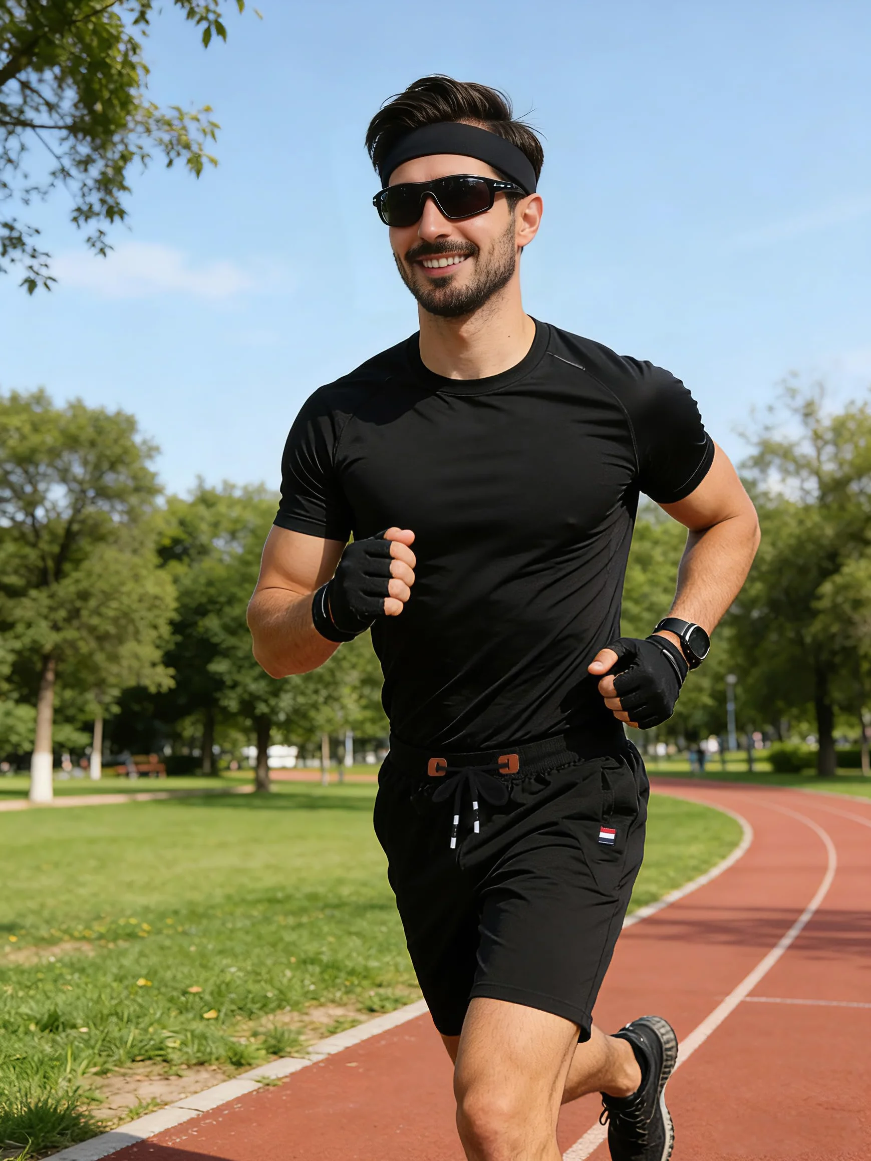 ZOXOZ Pantaloncini Uomo Sportivi Running Palestra con Zip Tasca