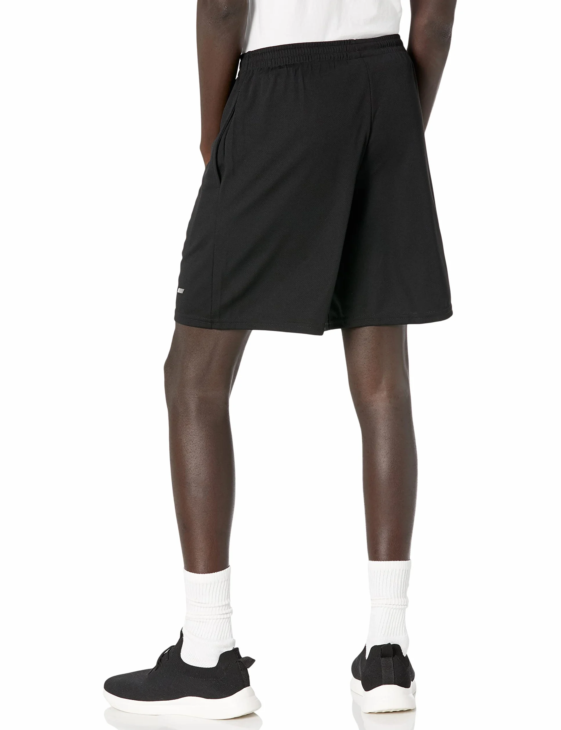 Amazon Essentials Pantaloncini da Allenamento Sportivi Tecnici per Palestra Basket, Vestibilità Ampia Uomo, Pacco da 2