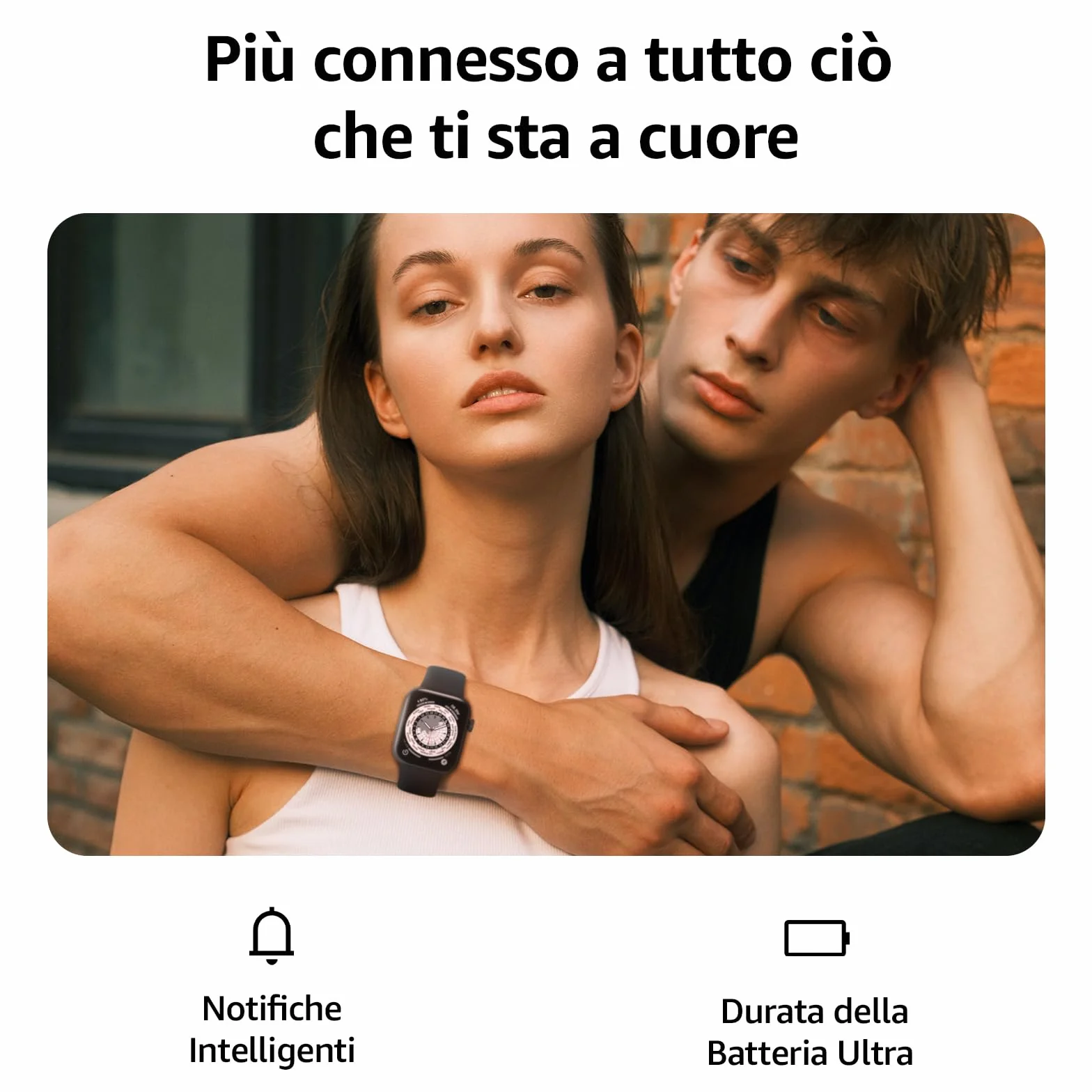 AcclaFit Smartwatch Uomo Donna 1.85" Orologio con Chiamate 113 Sportive Contapassi SpO2 Sonno Cardiofrequenzimetro IP68 iOS Android