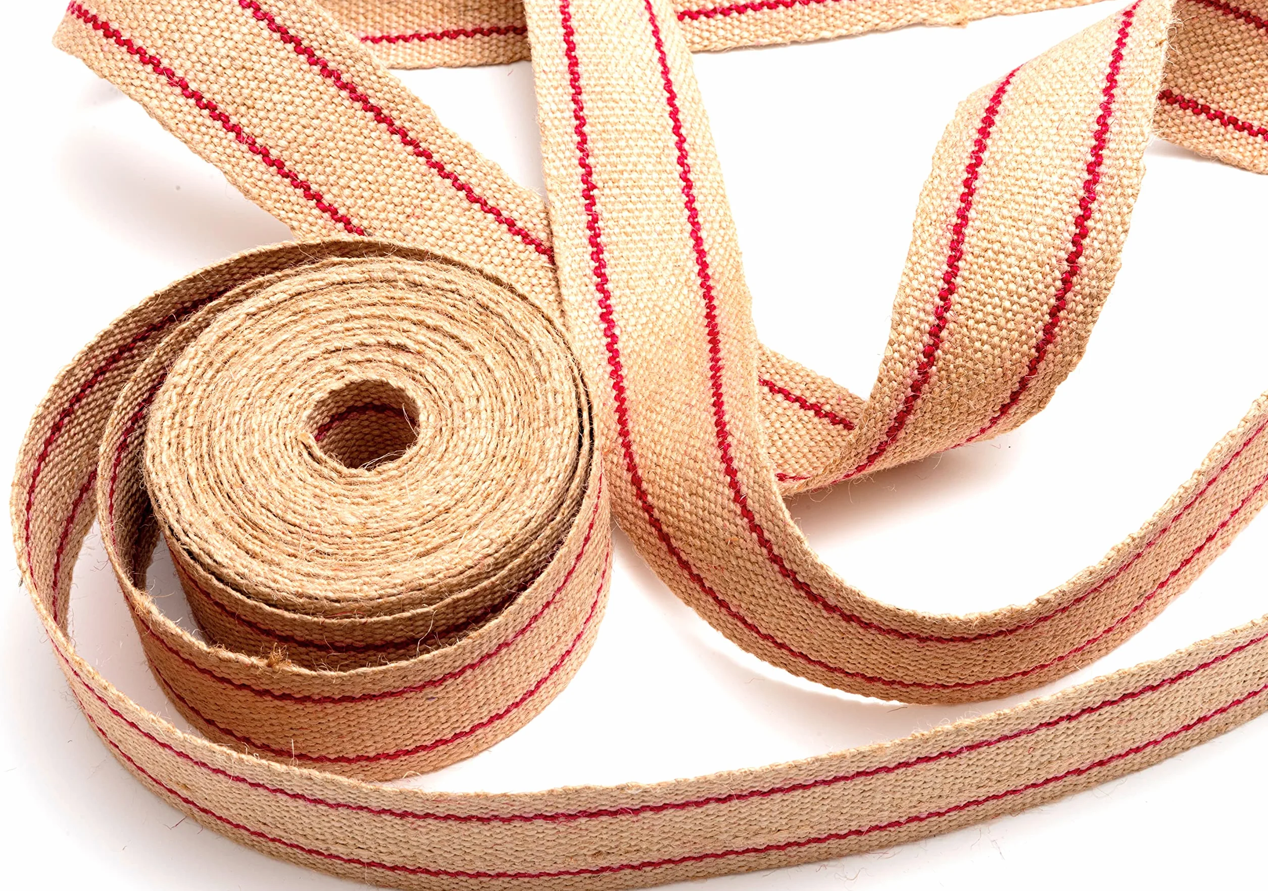 Cinghia in Juta Iuta 50 mm x 10 m Made in Italy – Corda Professionale per Fai da Te, Tappezzeria, Fissaggio Mobili