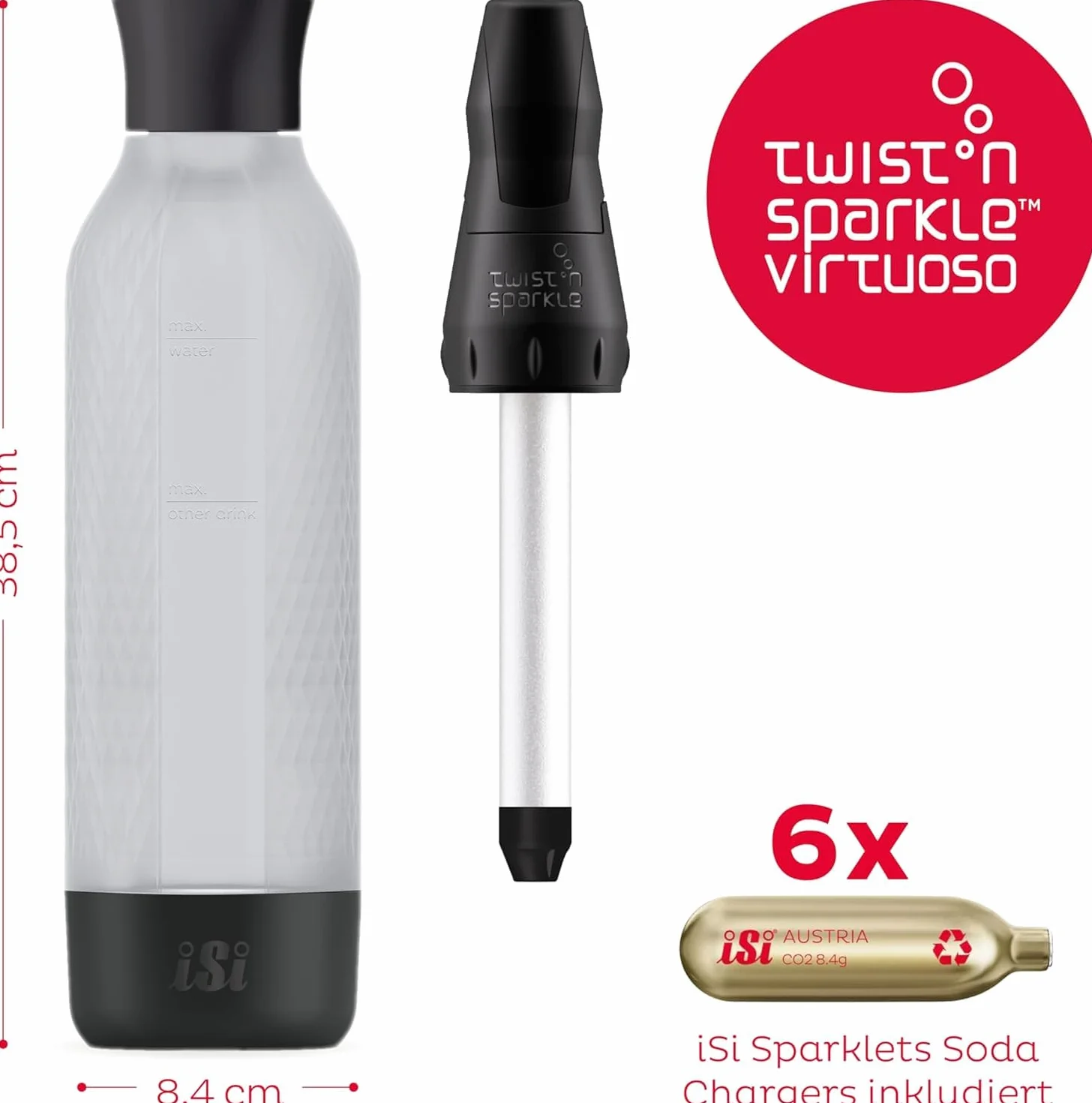 TWIST`N SPARKLE VIRTUOSO STARTER SET SMOKE GREY