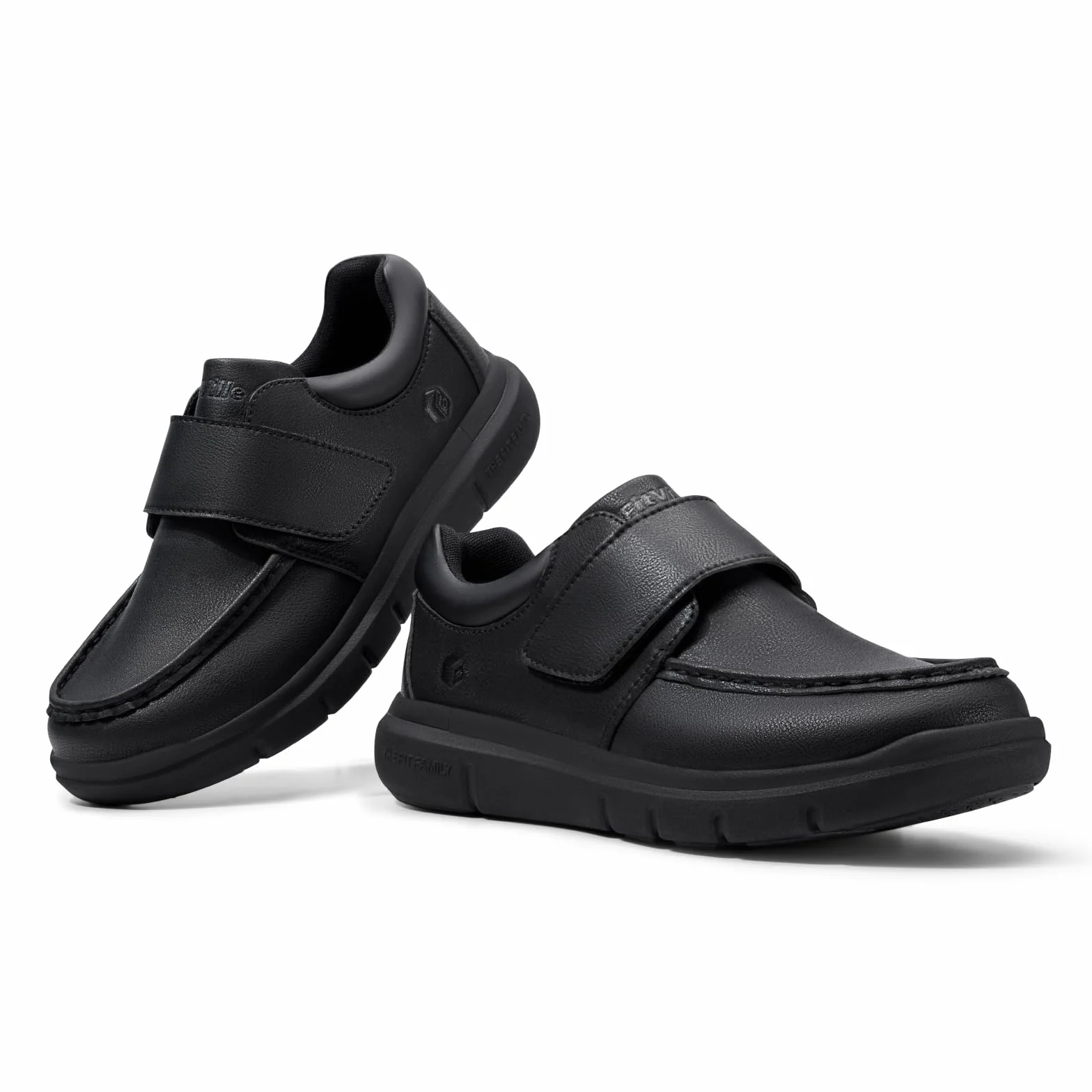 FitVille Mocassini in Pelle Extra Larghi per Uomo Diabetici Scarpe Casual con Strappo