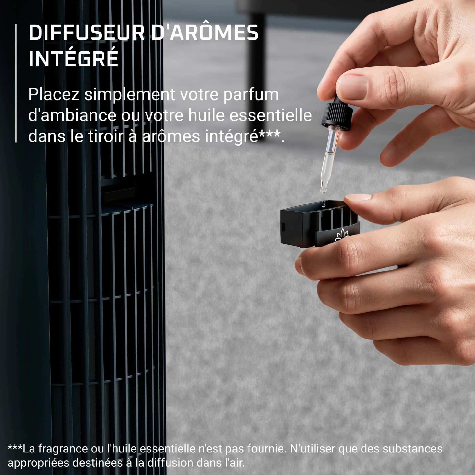 Rowenta Eole Silence Force, Ventilatore Torre, Rinfresco Potente, Estremamente Silenzioso, Risparmio Energetico, VU7050F0