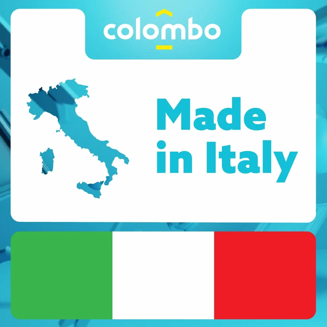 Colombo Stendino da Balcone Acciaio Verniciato Stendibiancheria 10 Metri Antiruggine Made in Italy