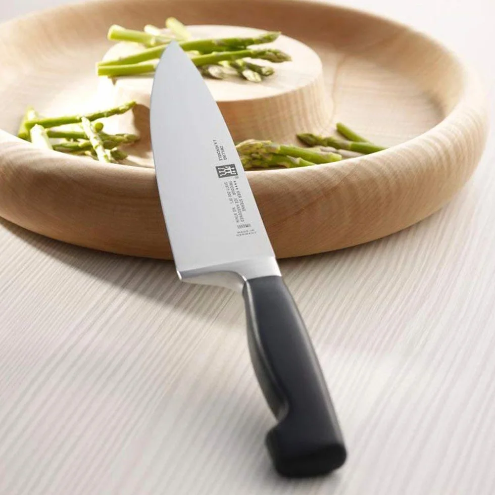 Zwilling 31081-261-0 Twin Four Star Coltello da Prosciutto, Alveolato, 26 cm