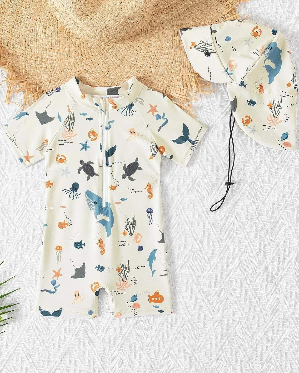 Costume da bagno intero per bambini DivingBirds protezione UV 3 mesi-4 anni