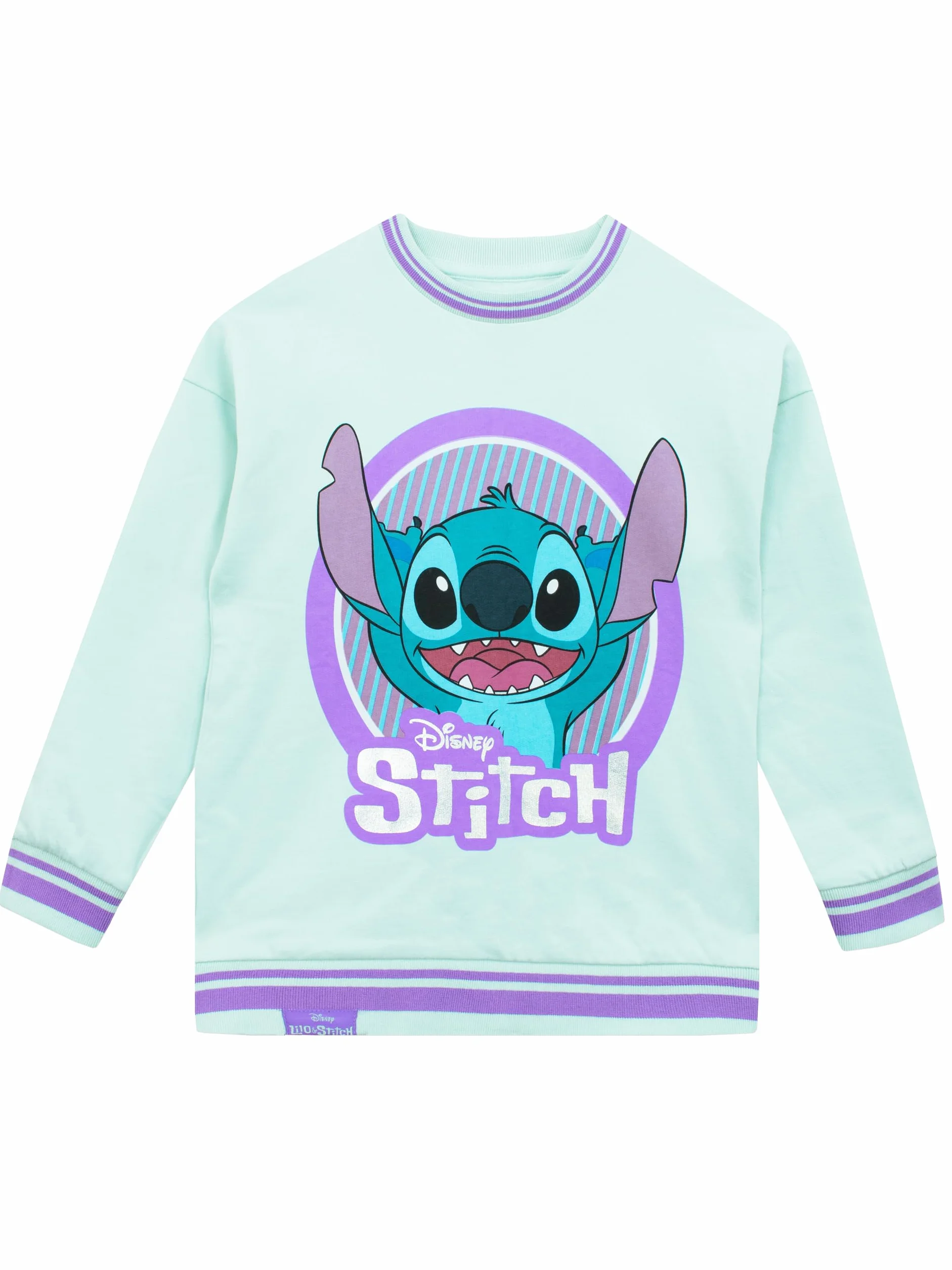 Disney Felpe Stitch Ragazza Taglie 5-13 Anni