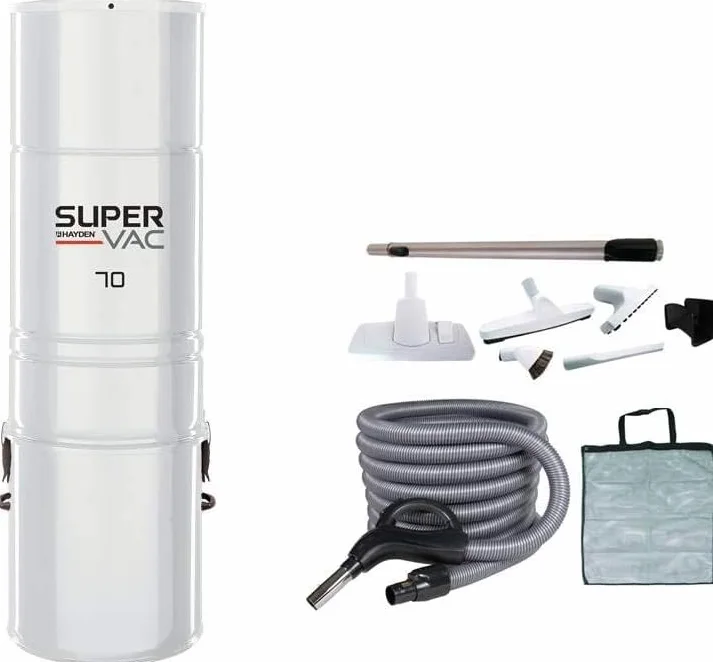 Aspirapolvere centrale SuperVac 70-690 Airwatt con tubo Supra 7,5 m