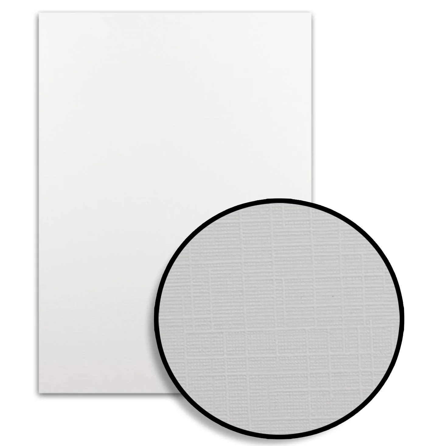 Glüxx-Agent 1000 fogli di cartoncino DIN A5, 300 g/m², 14,8 x 21 cm, bianco, struttura in lino goffrato, carta da disegno per fai da te, cartoncino fotografico
