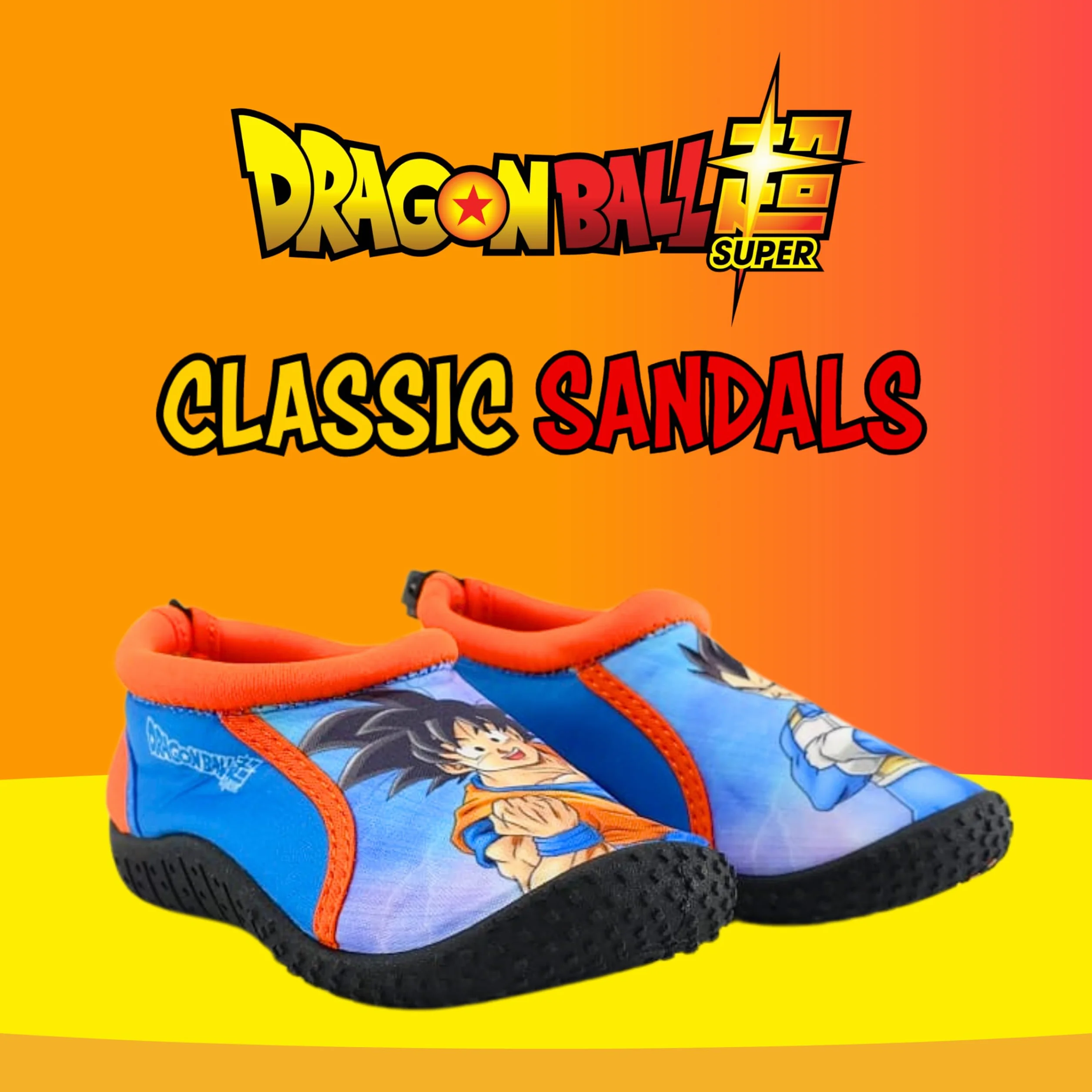Dragon Ball Z Scarpe Acqua Ragazzi Sandali Antiscivolo Goku Acquatiche