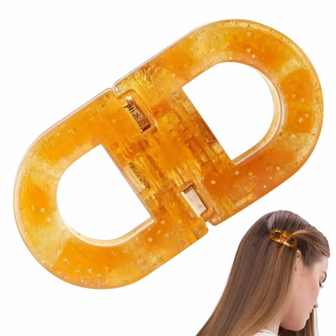 Pinze Per Capelli Magnetiche a Forte Tenuta Professionali Arancione