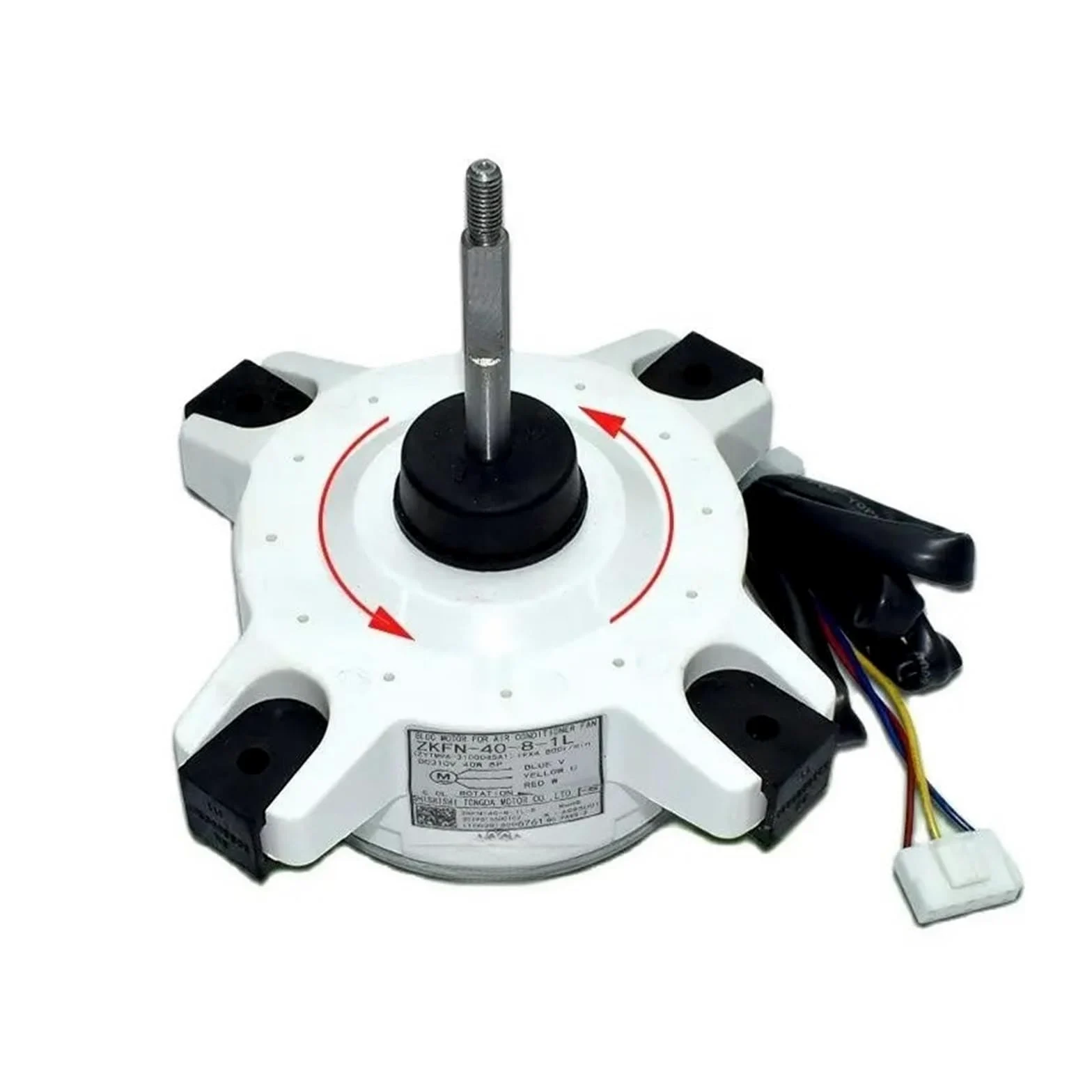 Compatibile con Midea Motore aria condizionata a frequenza variabile Motore brushless DC Motore ventilatore esterno ZKFN-40-8-1L Rotazione inversa
