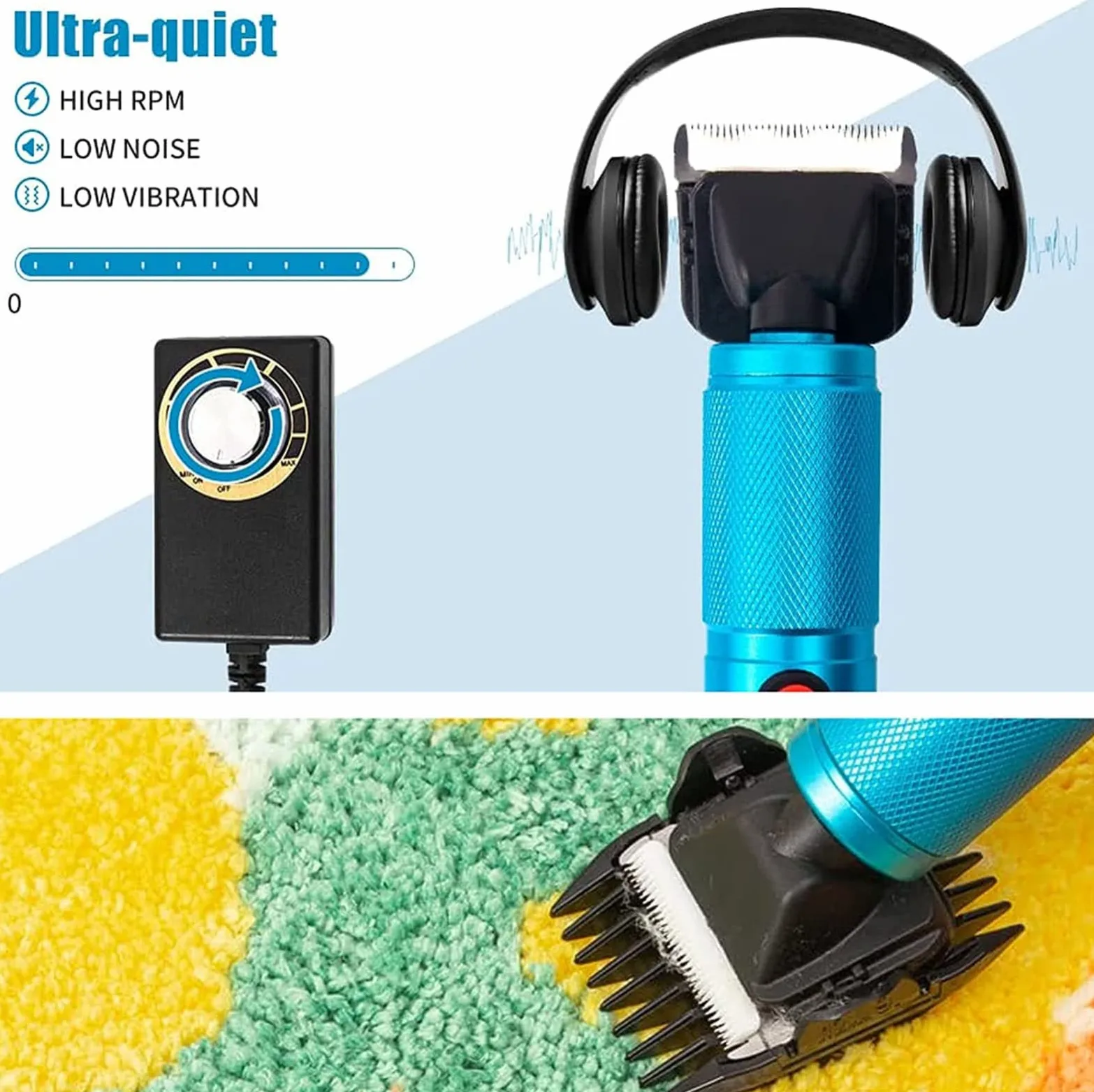 Elettrico Rug Tufting Carver Clippers,280W Taglierina Per Tappeti Con Guida Di Taglio Rug Carver Cesoie Carpet Carving Tool Per Tappeti Fatti A Mano Clean&Tufted Rug 1,17 * 3.5cm