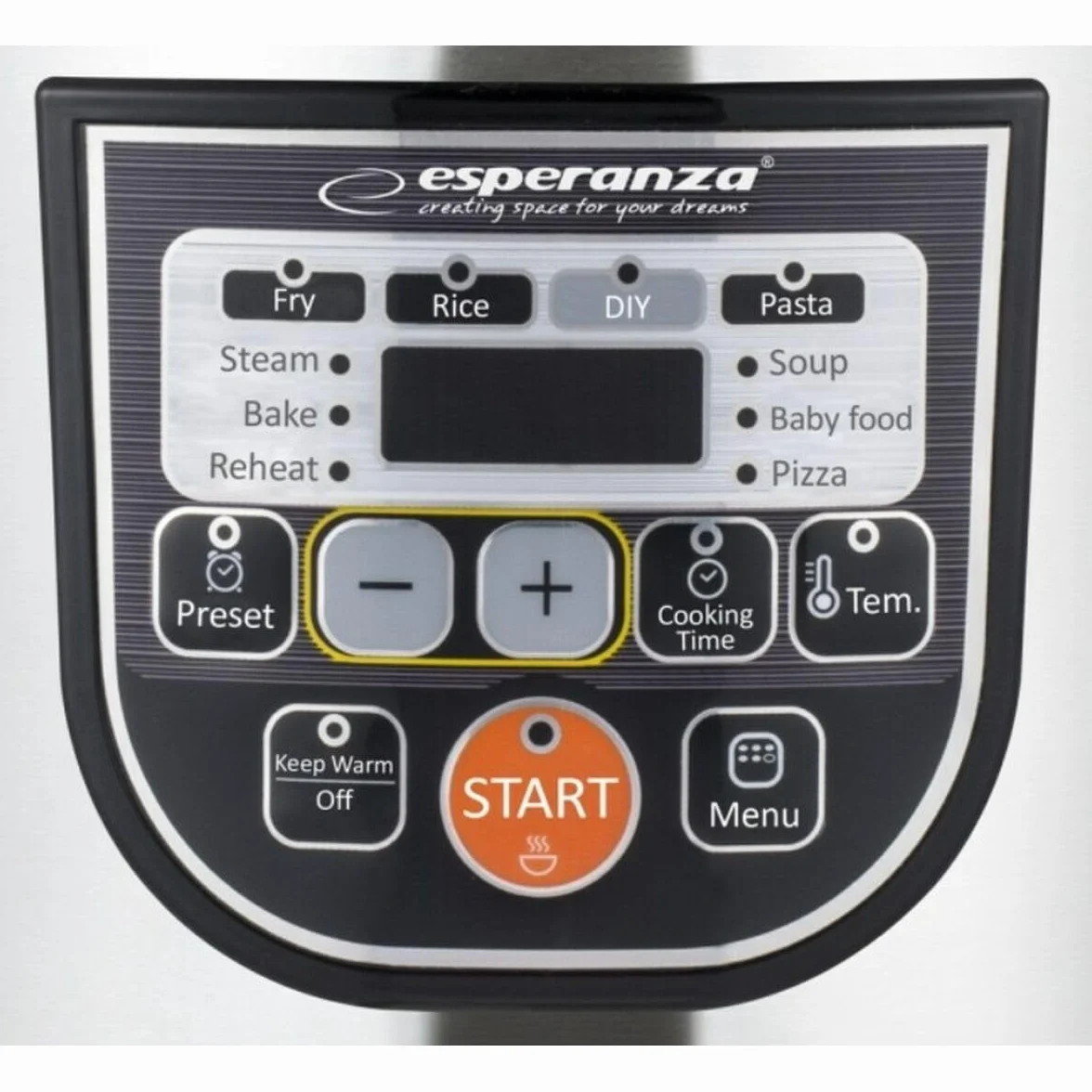 ESPERANZA EKG011 Multicooker 5L 860W Czarny Metaliczny