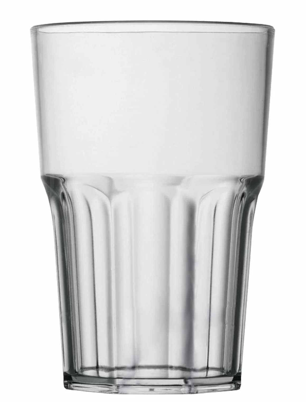 Bicchiere in Plastica Riutilizzabile Granity Trasparente 40cl 6 Pezzi Lavabile in Lavastoviglie Made in Italy