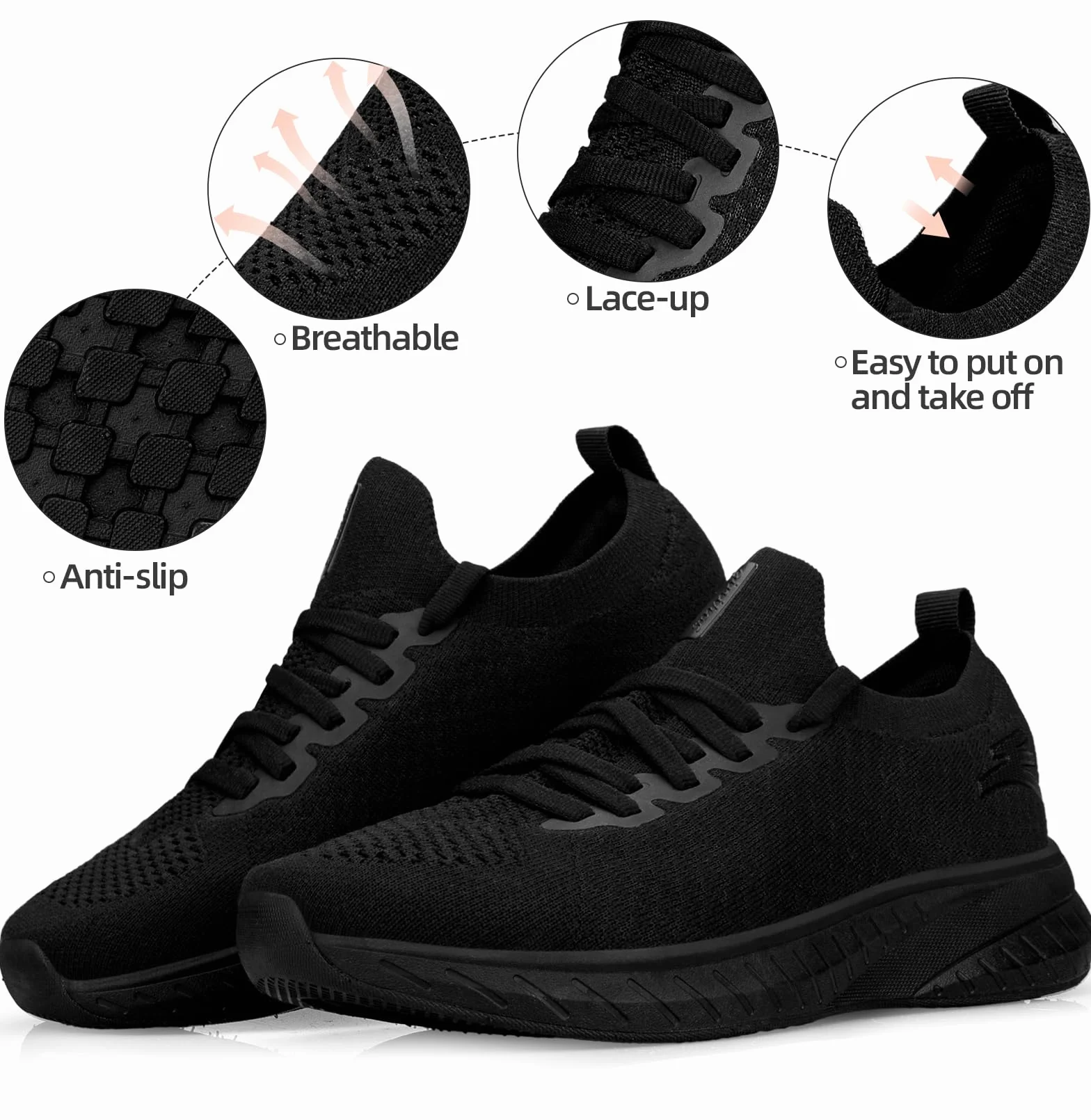 Scarpe Donna Running Sneakers Comode Tennis Leggero Traspirante Fitness Palestra