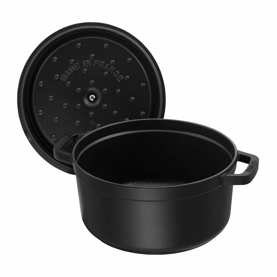 STAUB La Cocotte Casseruola tonda, 6.7 L, Ghisa, Nero, 28 cm