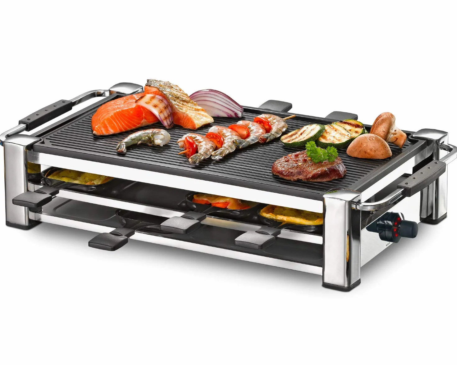 Rommelsbacher RCC 1500 raclette 1500 W Chrome