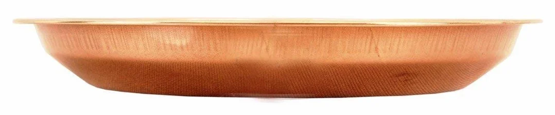 Miedziany Piatto Pooja Thali 20 cm 1 szt.