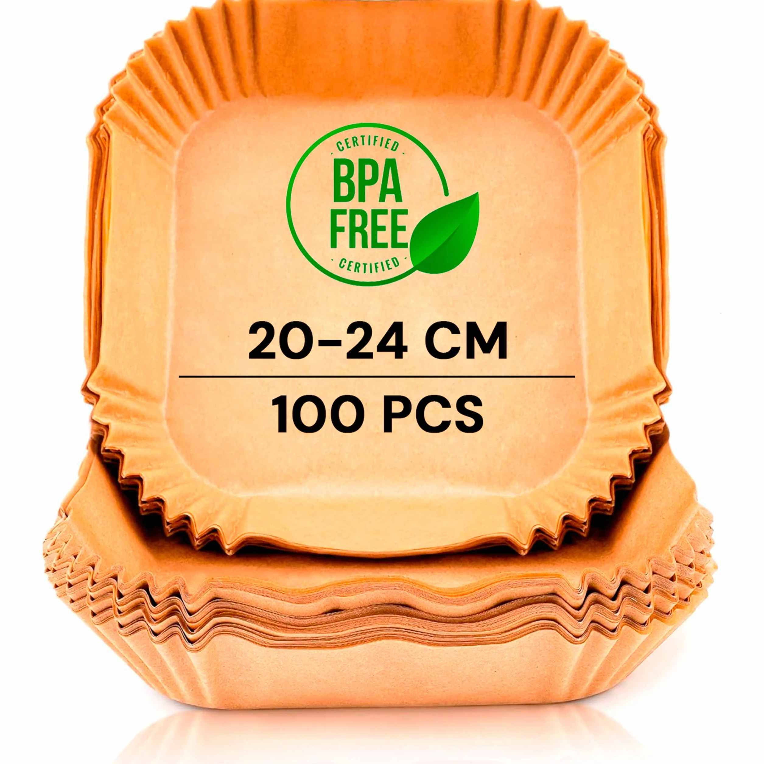 Carta Forno per Friggitrice ad Aria BPA Free 5-8 litri 20-24 cm