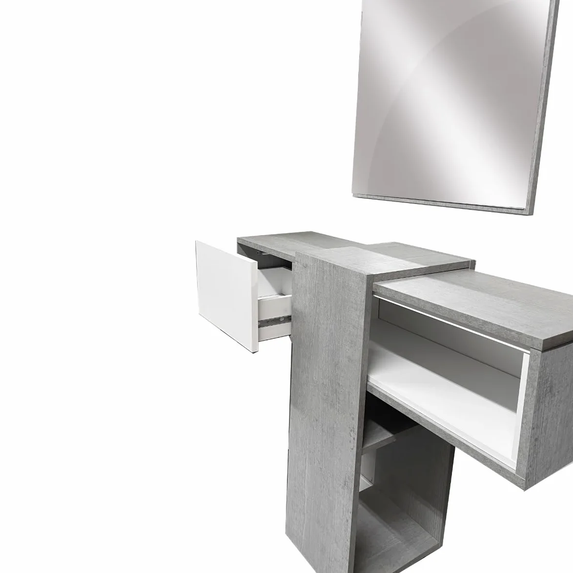 CALITAN FURNITURE FACTORY SP Z O.O. Mobile da Ingresso Move Cemento E Bianco