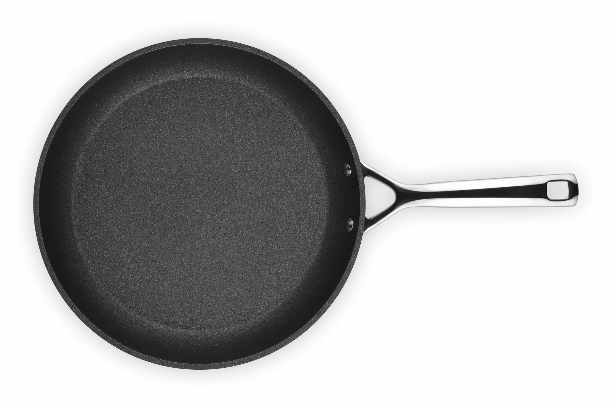 LE CREUSET Padella bassa in alluminio antiaderente, diameter 30 cm, per per tutte le fonti di calore, induzione incluso, Nero, 51112300010002