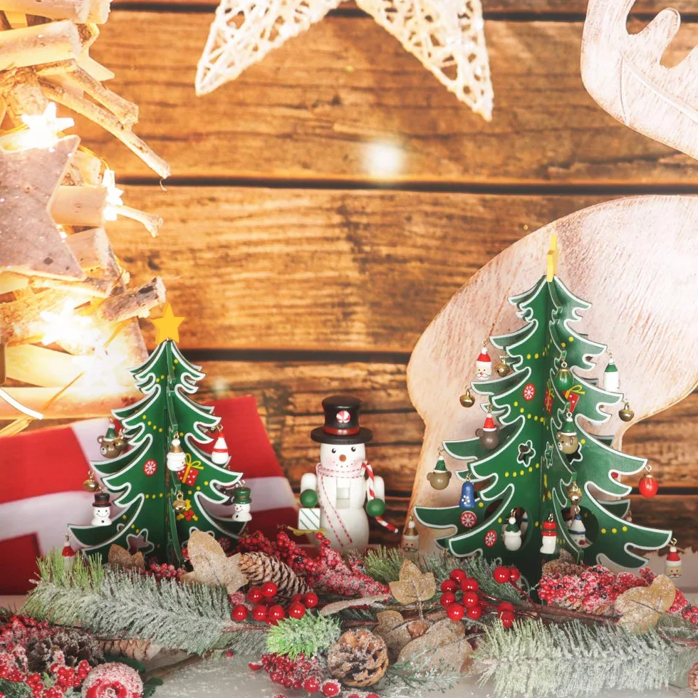 Fangoo 20 Pezzi Bacche Rosse Artificiali 18 cm Decorazione Albero di Natale