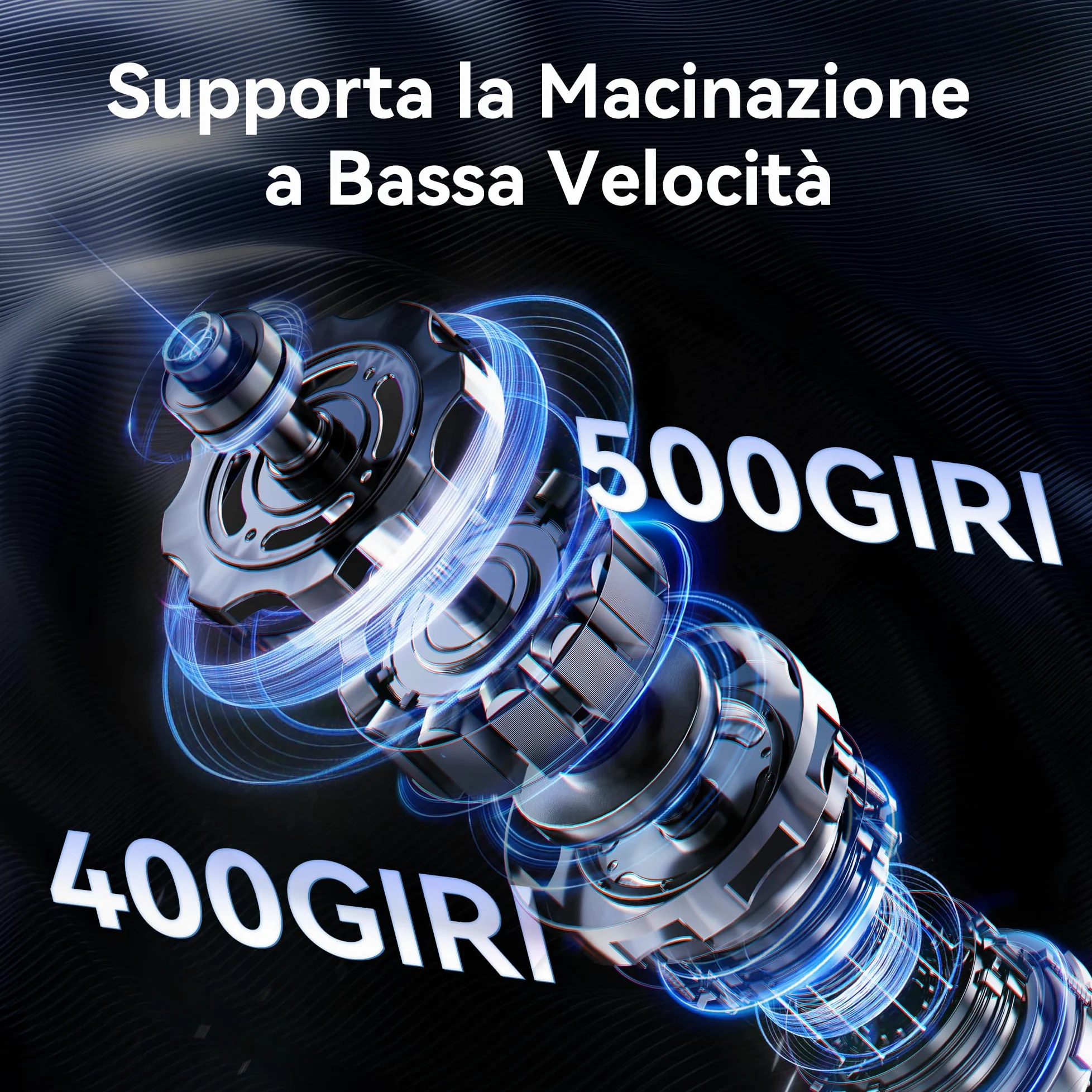 HIBREW Macinacaffè Bava Conica, Espresso Grinder Single Dose con 36 Macinature Regolabile, Capacità di 50g chicchi, Lega di Alluminio, Adatto per Espresso/Pour Over/Bocca/Turco/Goccia