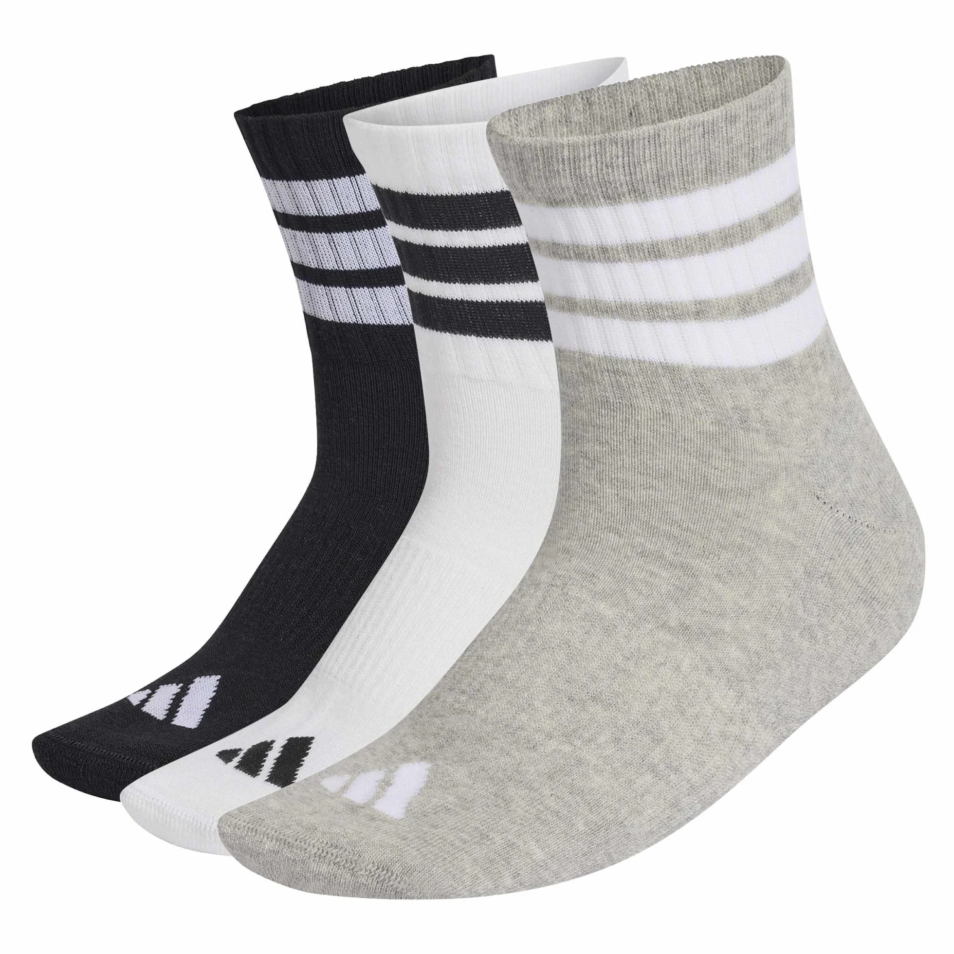 Adidas Skarpety Sportowe Trzy Paski Wysoka Kostka Opakowanie 3 Pary