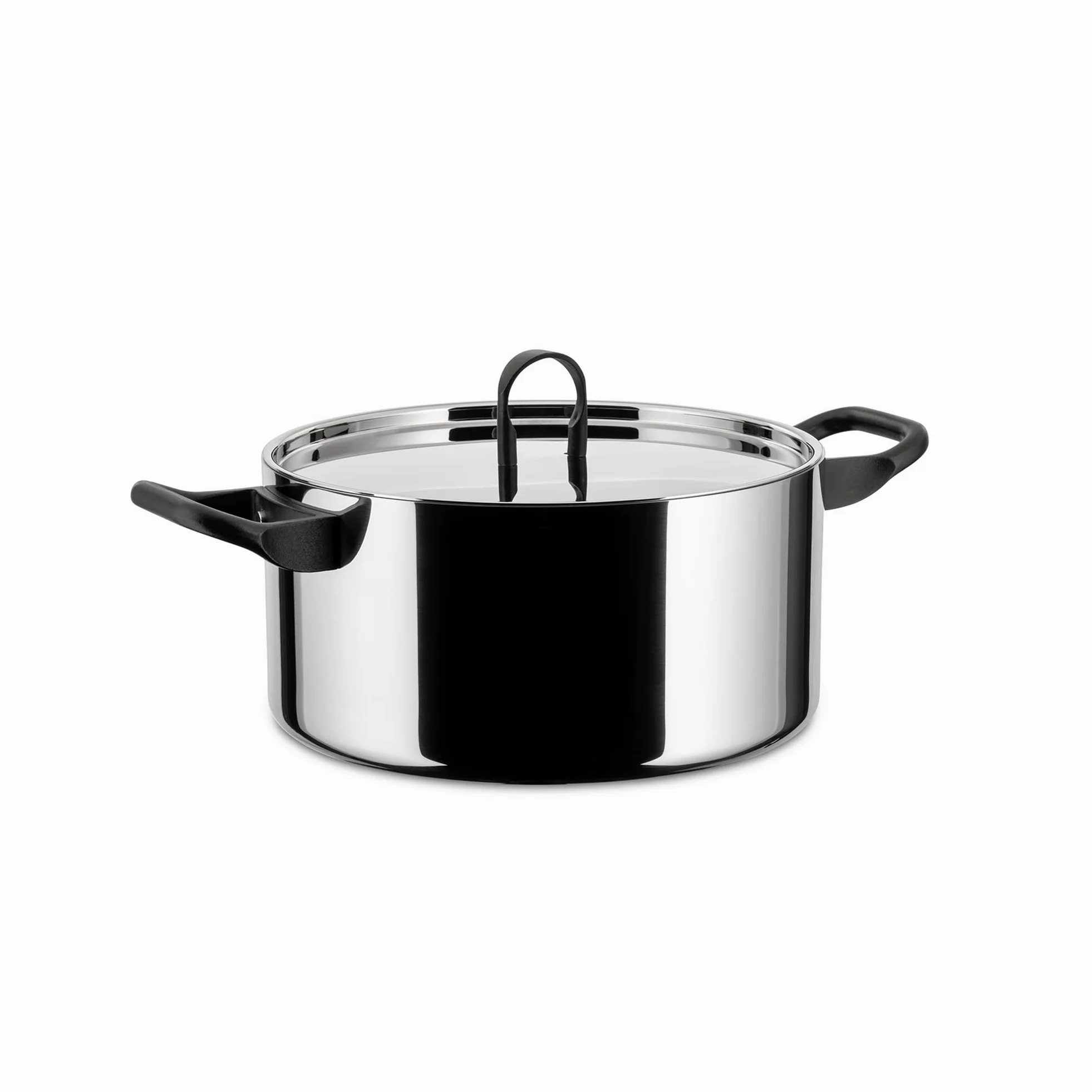 Alessi 90101/20 T La Cintura di Orione Casseruola, in Trilamina/AISI 430, Alluminio, Acciaio Inossidabile 18/10, 20 cm