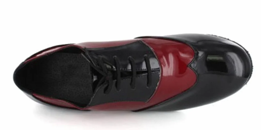 Scarpe da Ballo Uomo Classica Moda Allacciatura Punta Chiusa Tango Samba Jazz Rumba Latino Moderno Sera Sposa
