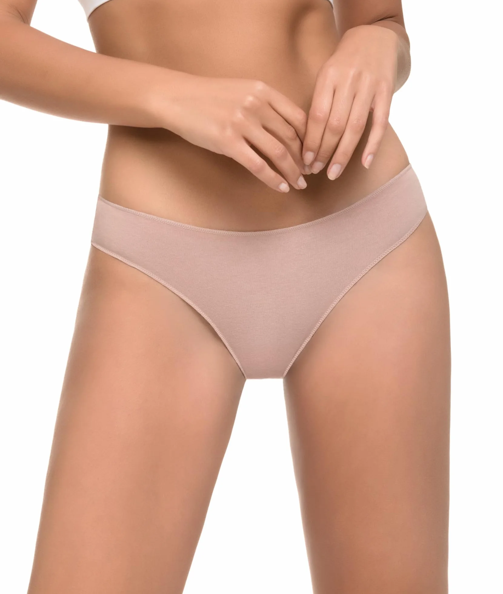 Channo Culotte Donna in Cotone 6 Pezzi - Mutande Brasiliane Traspiranti con Colorazione Resistente, Slip Intimo Comodo