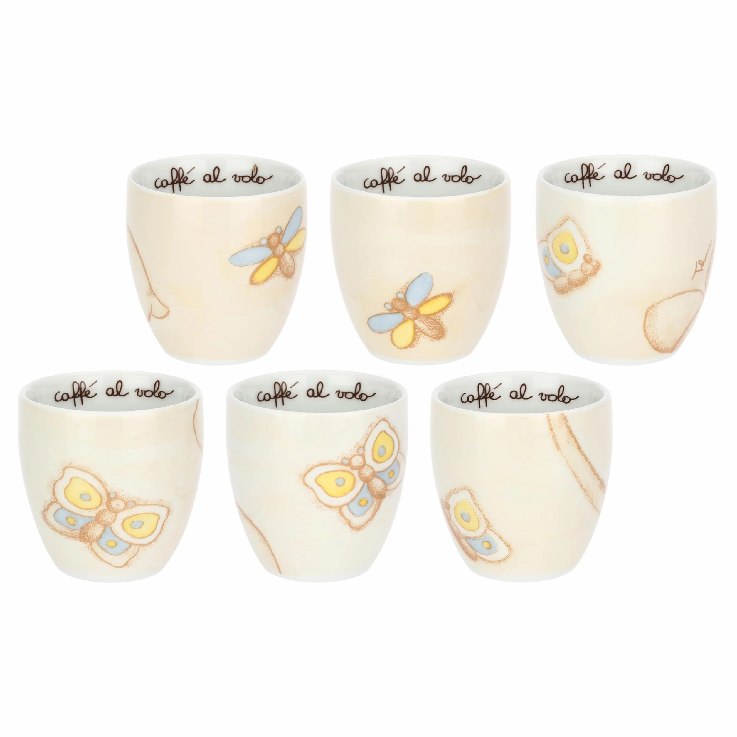 THUN Elegance Caffeini Porcellana Set 6 6,3cm