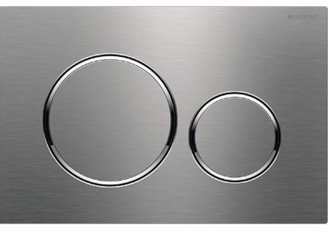 Plaque de fixation Geberit Sigma20 pour rinçage à 2 quantités, 115.882.KK.1, 115.882.KK.1, Colorazione: bianco