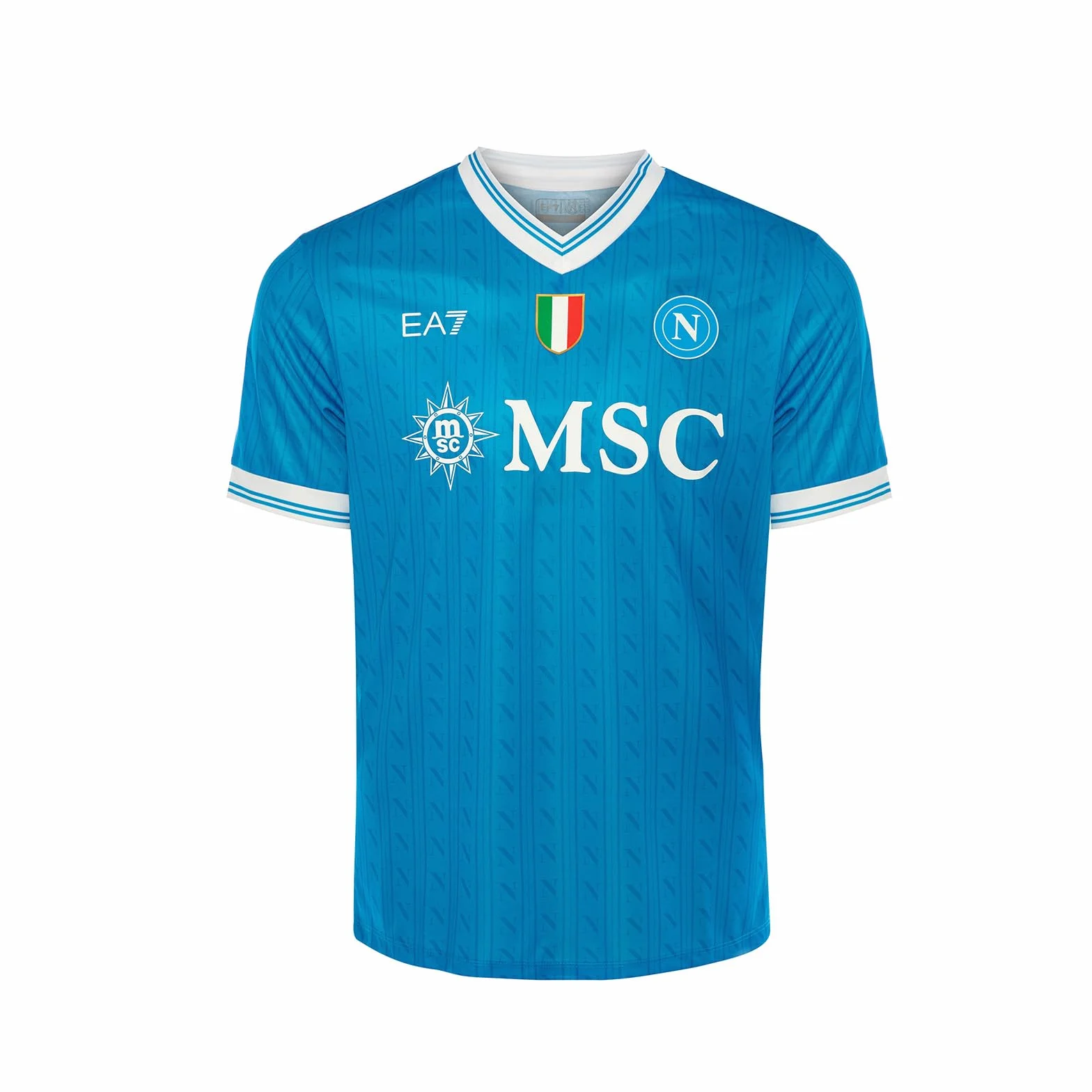 SSC Napoli Maglia Replica Home EA7 T-Shirt Adulto