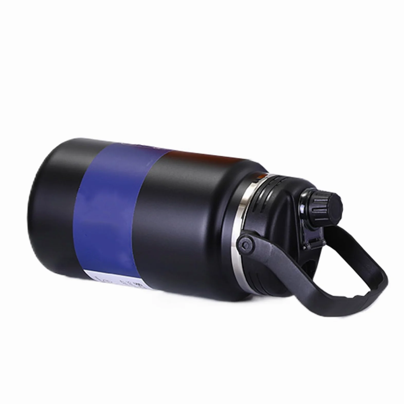 Borraccia termica sottovuoto, in acciaio inox, da 4 l, per palestra, escursionismo, scuola, viaggi, campeggio, ciclismo, sport, attività all'aperto