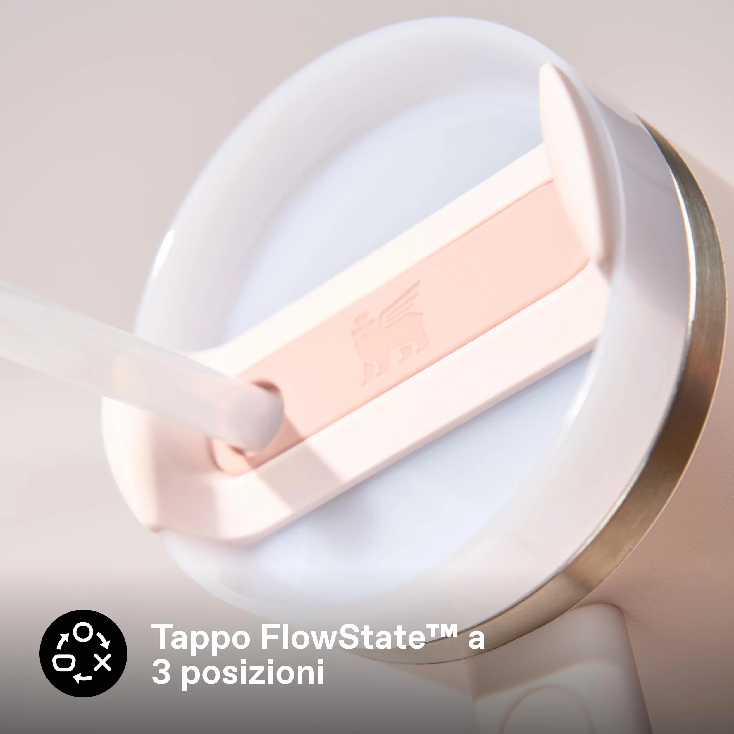 STANLEY 1913 Quencher H2.0 Flowstate Borraccia Termica 1.2L - Rose Quartz