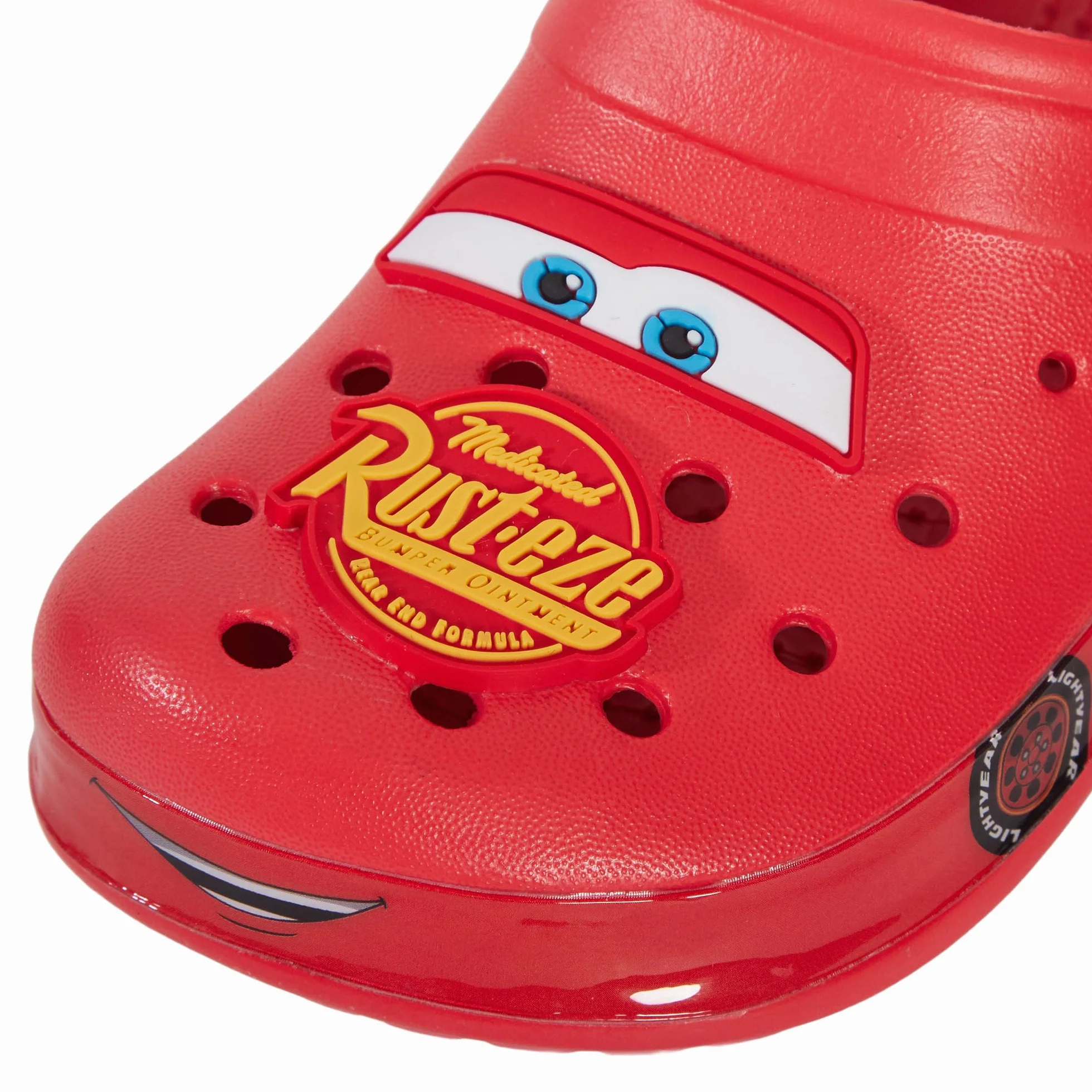Disney Clogs Cars per Ragazzi con Charm, Sandali per Bambini, Slider Lightning McQueen con Cinghia alla Caviglia, Scarpe da Spiaggia.